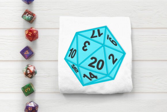 Angled D20 Applique Embroidery Review