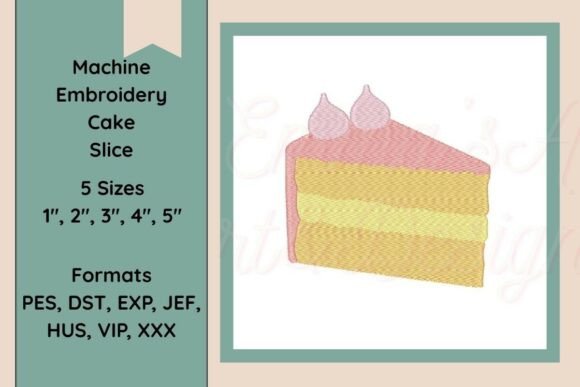 Cake Slice Machine Embroidery Design Review