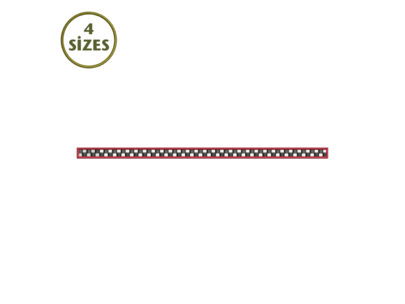 Checkerboard Border Embroidery Design Review