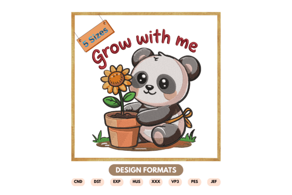 Cute Panda Machine Embroidery Design Review