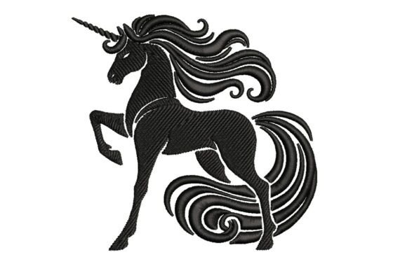 Long Hair Unicorn Embroidery Design Review