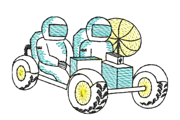 Moon Rover Machine Embroidery Design Review