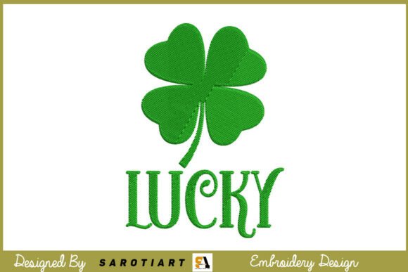 Patrick s Day Embroidery Design Lucky Review