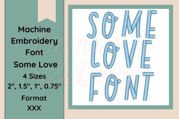 Some Love Font Embroidery Review for Craft Fairs