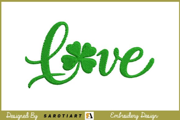 St. Patrick's Day Embroidery Design Love Review